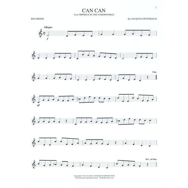 Hal Leonard Classical Favorites Recorder