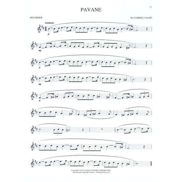 Hal Leonard Classical Favorites Recorder