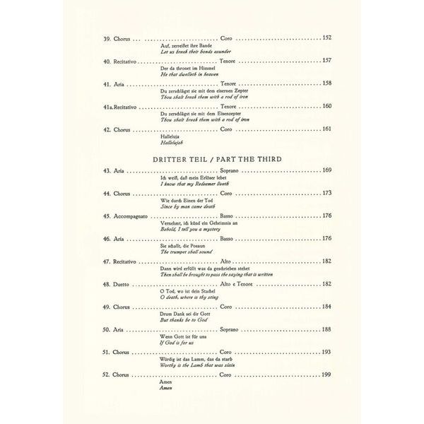 Edition Peters Händel Der Messias HWV56