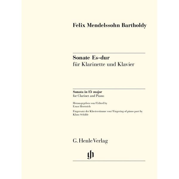 Henle Verlag Mendelssohn Sonate Es-Dur