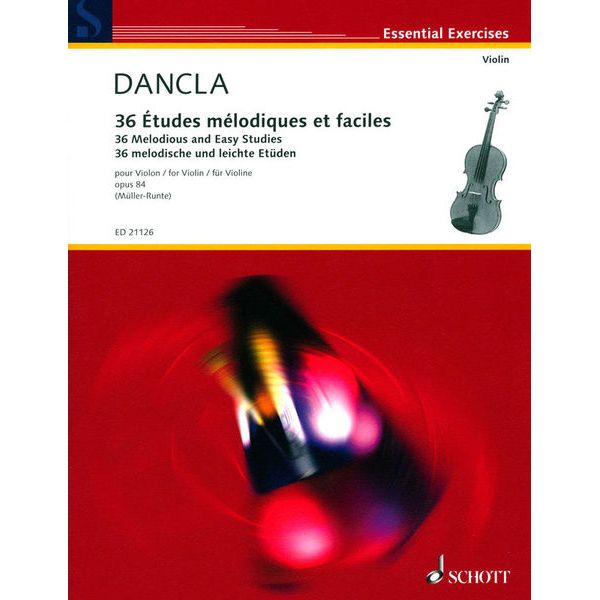 Schott 36 Etudes Melodiques Violin