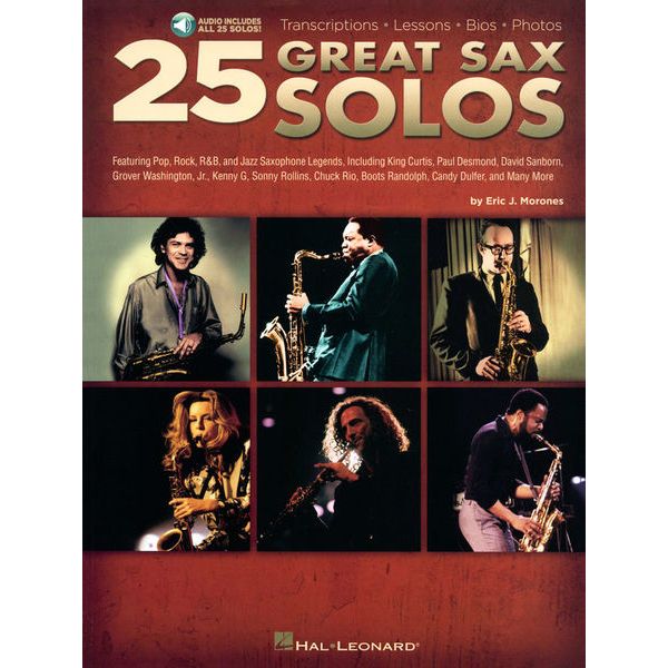 Hal Leonard 25 Great Sax Solos