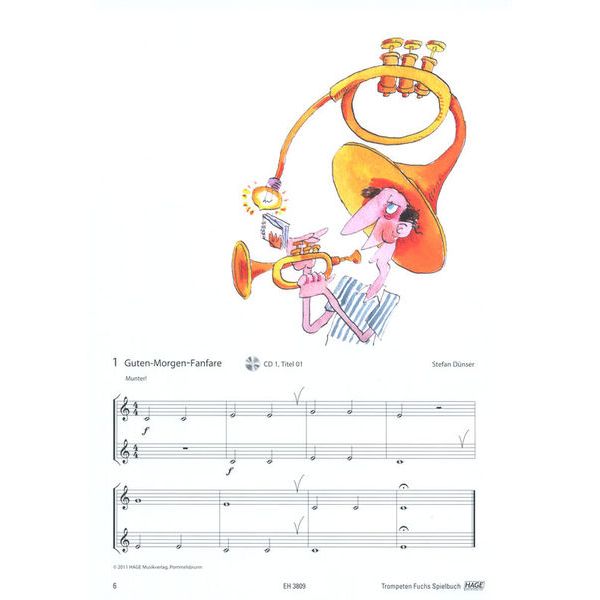 Hage Musikverlag Trompeten Fuchs Spielbuch