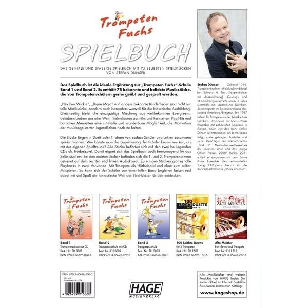 Hage Musikverlag Trompeten Fuchs Spielbuch