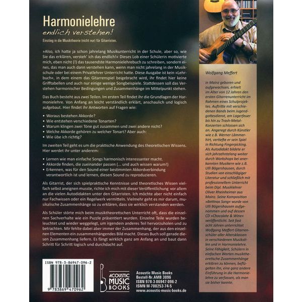 Acoustic Music Books Harmonielehre verstehen 1