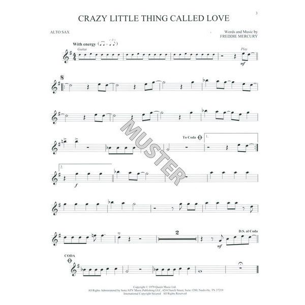 Hal Leonard Queen Alto Sax Play-Along