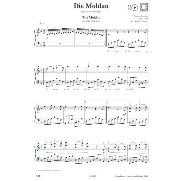 Hage Musikverlag Piano Classic Intermediate