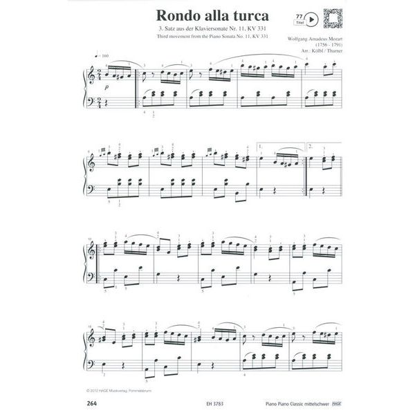 Hage Musikverlag Piano Classic Intermediate