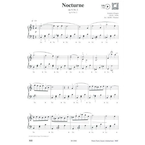Hage Musikverlag Piano Classic Intermediate
