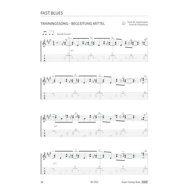 Hage Musikverlag Guitar Training Blues