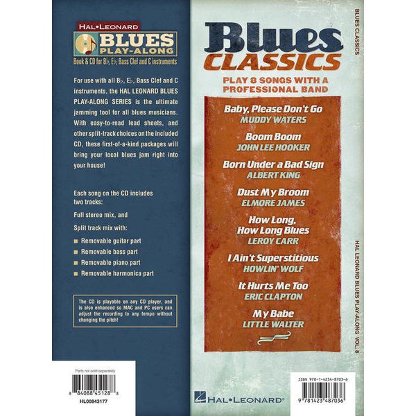 Hal Leonard Blues Play-Along Blues Classic