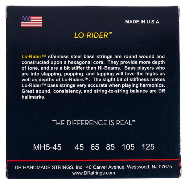 DR Strings Lo-Rider MH5-45