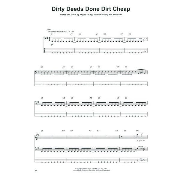 Hal Leonard Bass Play-Along AC/DC