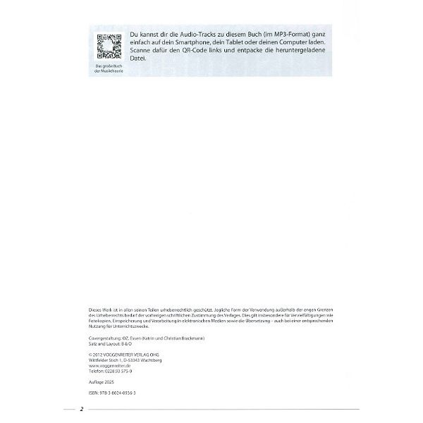 Voggenreiter Große Buch Musiktheorie