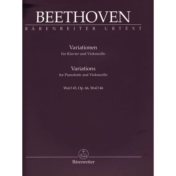 Bärenreiter Beethoven Variationen Cello