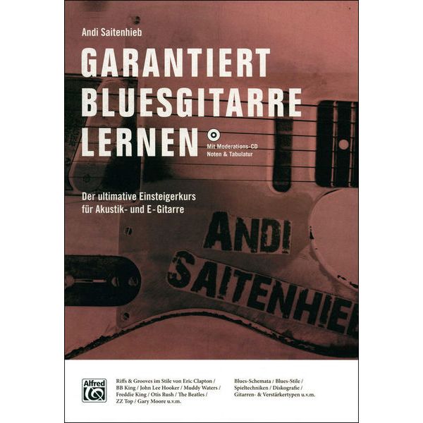 Alfred Music Publishing Garantiert Bluesgitarre lernen