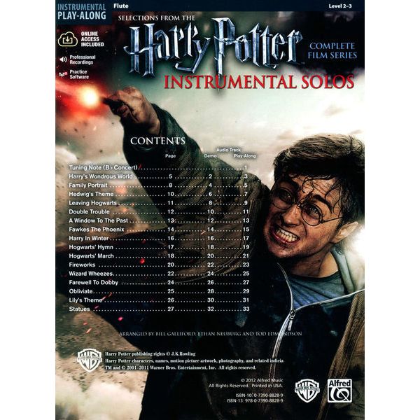 Alfred Music Publishing Harry Potter Complete Flute