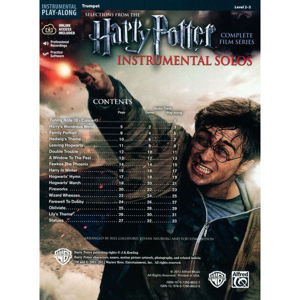 Alfred Music Publishing Harry Potter Complete Trumpet