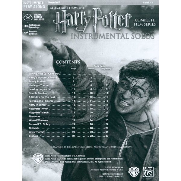 Alfred Music Publishing Harry Potter Complete Horn