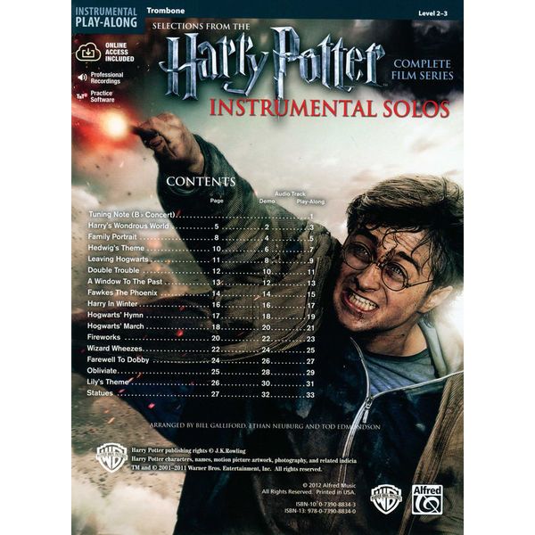 Alfred Music Publishing Harry Potter Complete Trombone