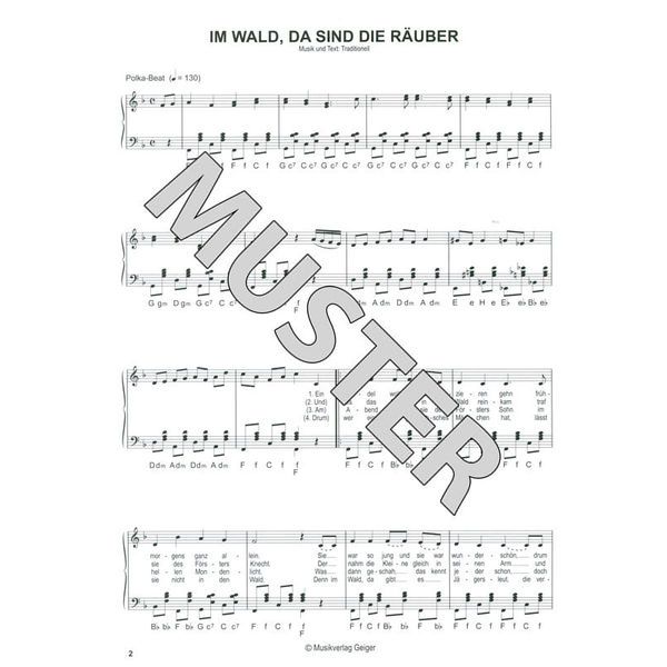 Musikverlag Geiger Wirtshausmusik Akkordeon 1