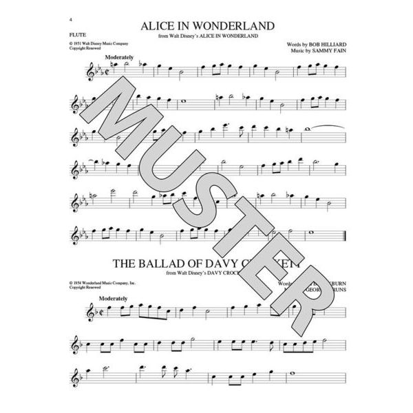 Hal Leonard The Big Book Of Disney Flute