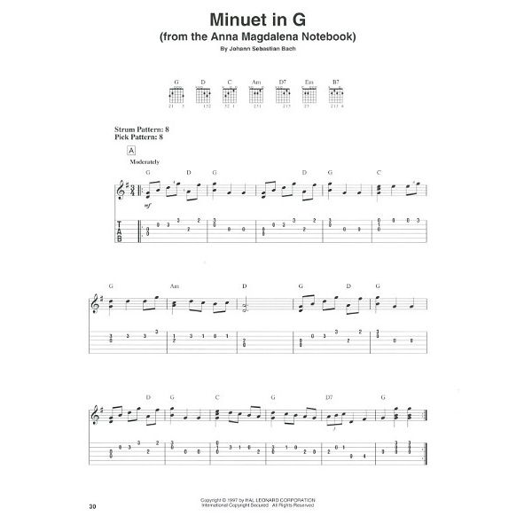Hal Leonard J. S. Bach For Easy Guitar
