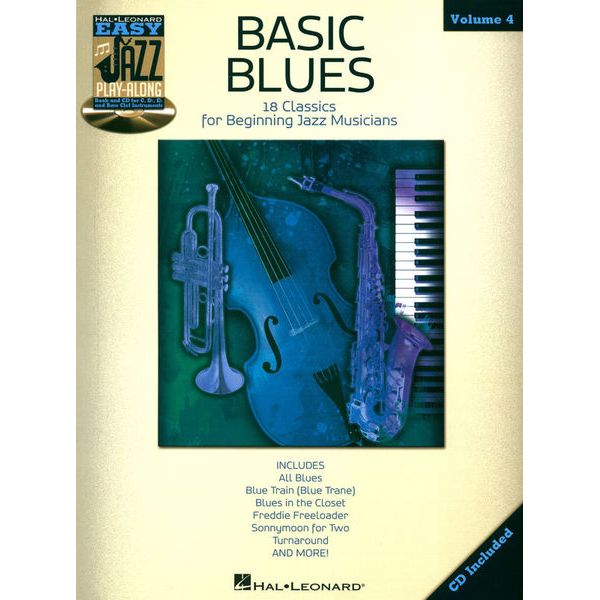 Hal Leonard Easy Basic Blues Play Along