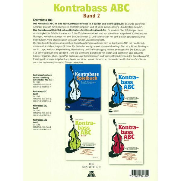 Edition Hug Kontrabass ABC 2 Schule