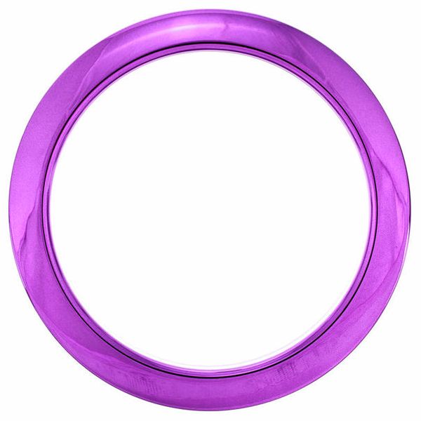 Bass Drum O's 4" Purple Chrome round HCP4