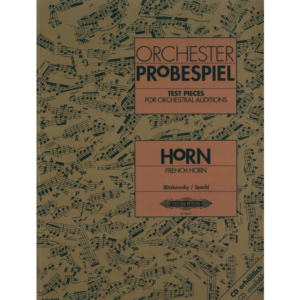 Edition Peters Orchester Probe Horn