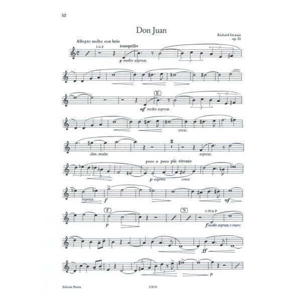 Edition Peters Orchester Probe Horn