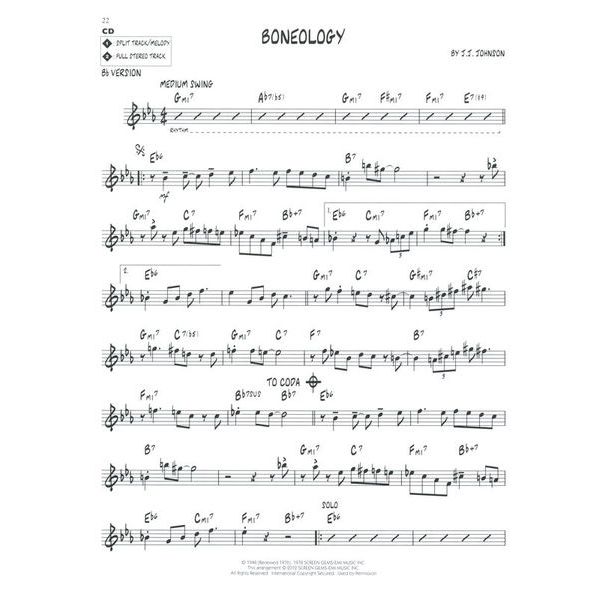Hal Leonard Jazz Play-Along J.J.Johnson