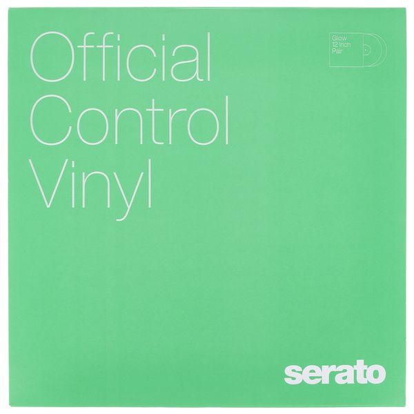 Serato 12-Inch Performance Series Control Vinyl - Glow in Dark (Pack of 2)