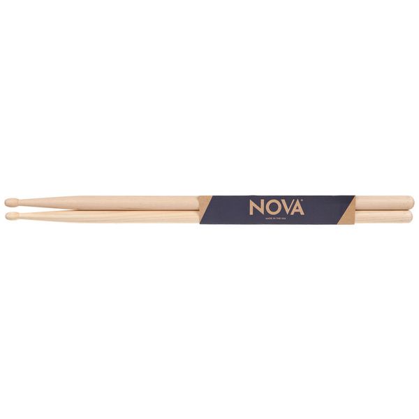 Vic-Firth Baguettes Nova Drum 7A, olive en bois