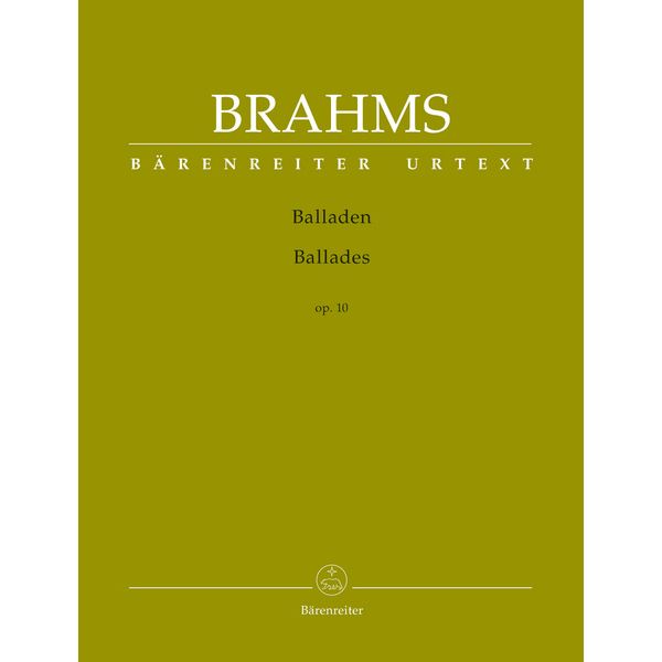 Bärenreiter Brahms Balladen op.10
