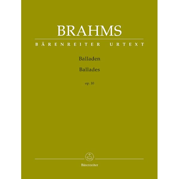 Bärenreiter Brahms Balladen op.10