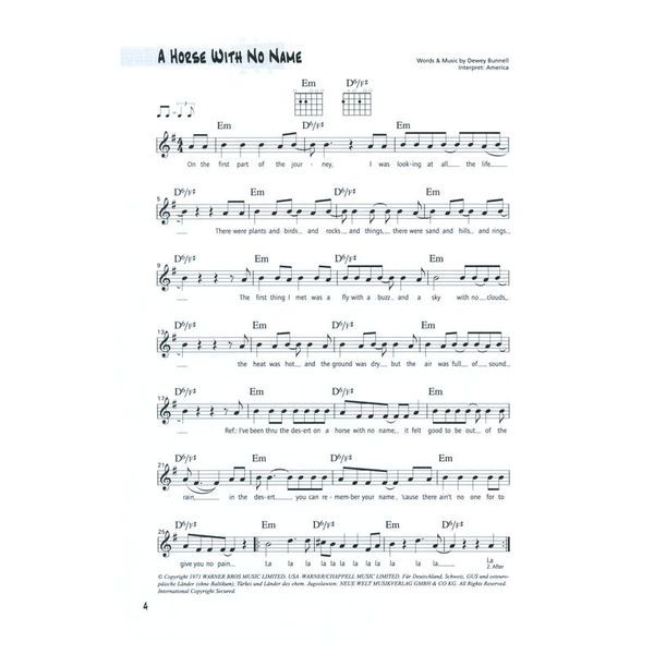 Bosworth Take Three 101 Songs 3 Akkorde