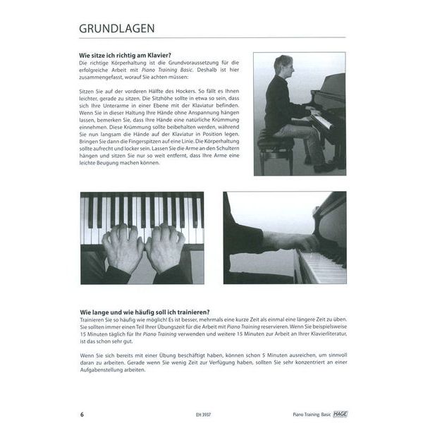 Hage Musikverlag Piano Training Basic