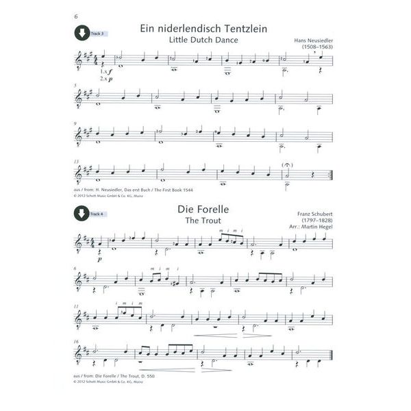 Schott Klassik für Kinder Gitarre