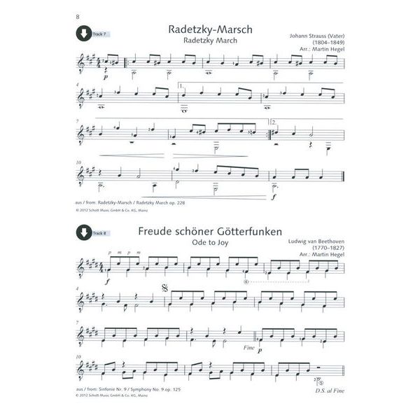 Schott Klassik für Kinder Gitarre