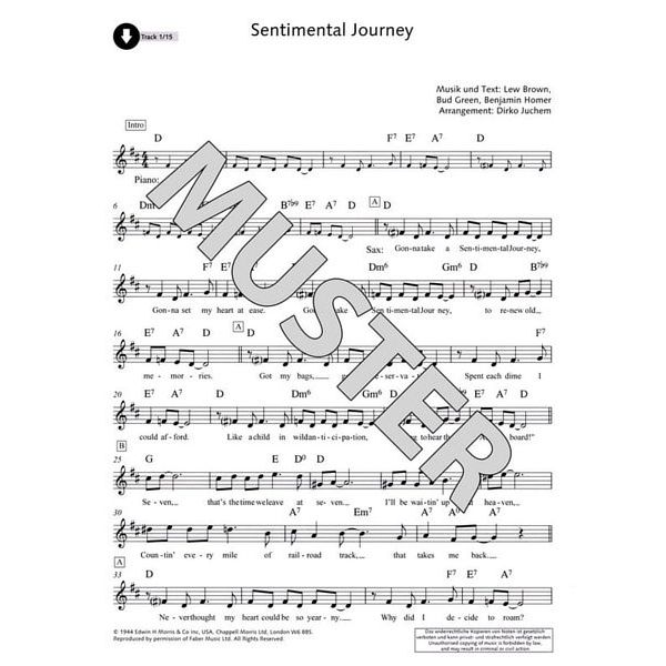 Schott Swing Standards A-Sax