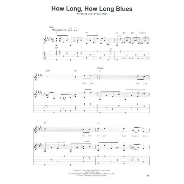 Hal Leonard Fingerpicking Blues