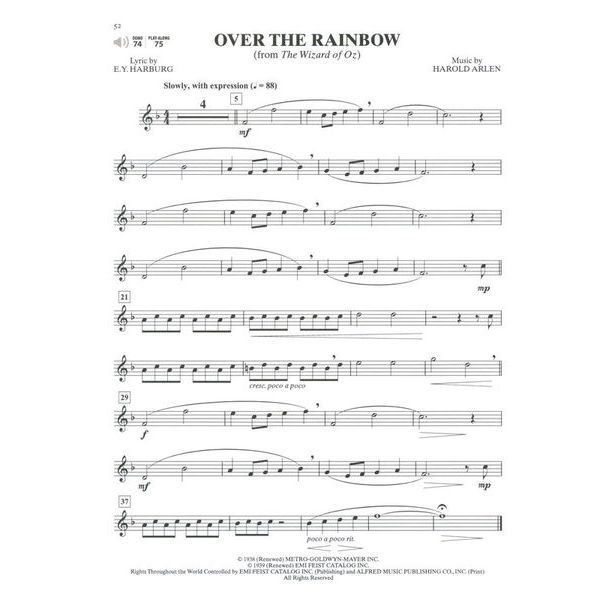 Alfred Music Publishing Ultimate Movie Solos T-Sax