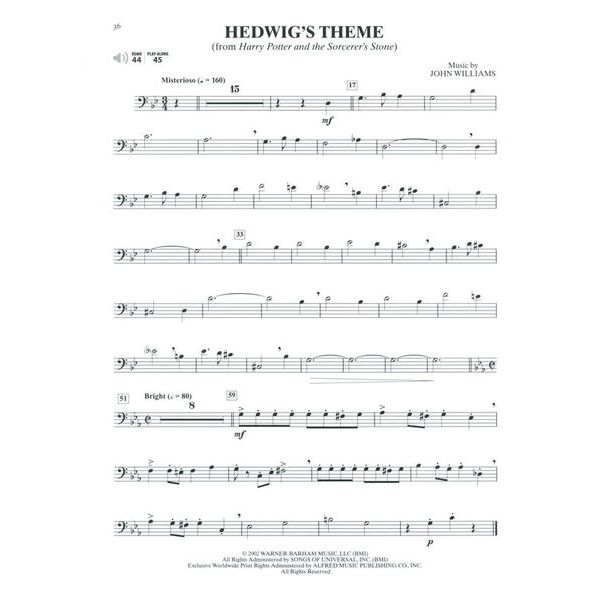 Alfred Music Publishing Ultimate Movie Solos Trombone
