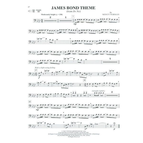 Alfred Music Publishing Ultimate Movie Solos Trombone