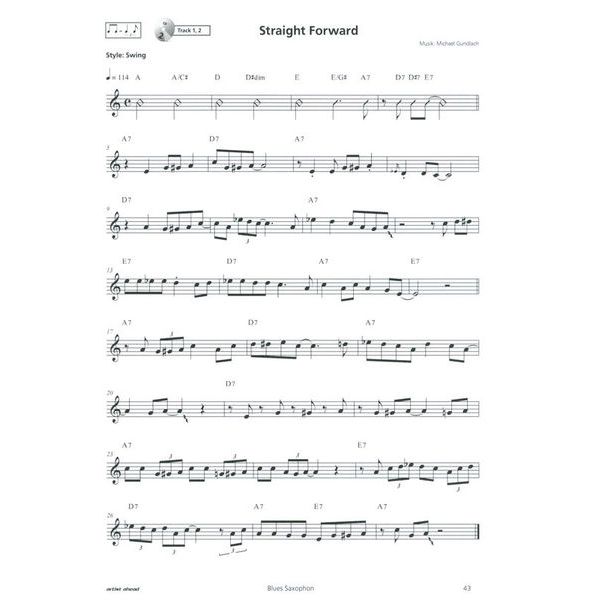 Artist Ahead Musikverlag Die Schule für Blues-Saxophon