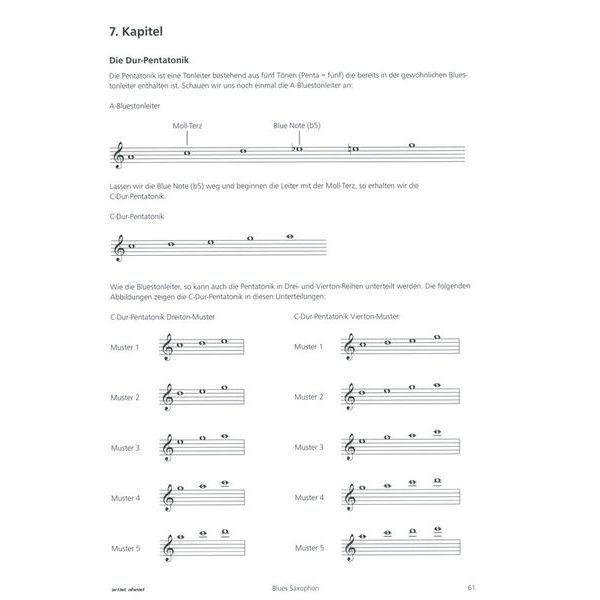 Artist Ahead Musikverlag Die Schule für Blues-Saxophon