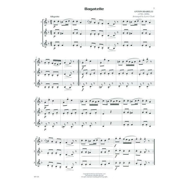 Carl Fischer Compatible Trios Trumpet