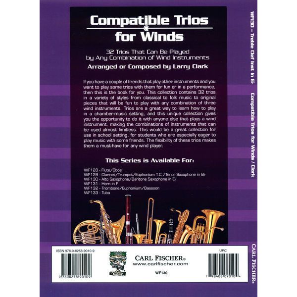 Carl Fischer Compatible Trios Altsax
